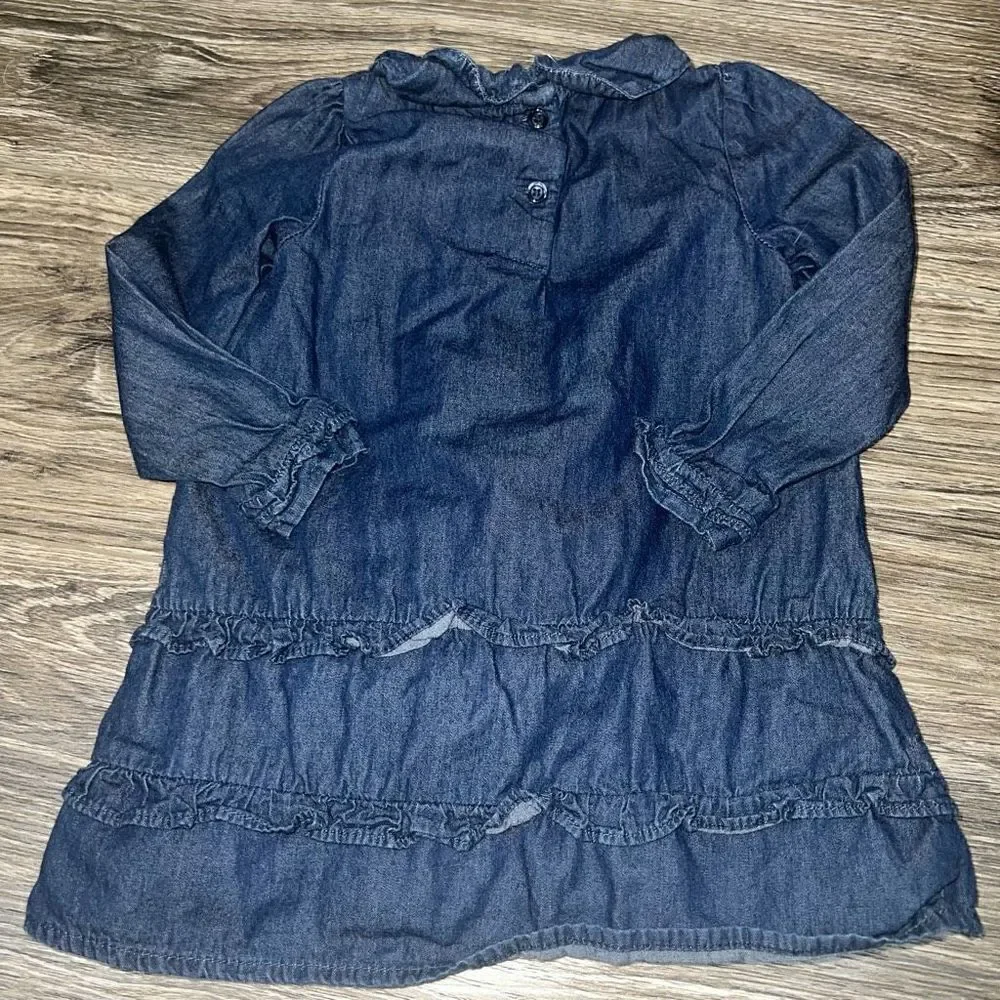 Peter Pan Collar Denim Dress by Gap Baby